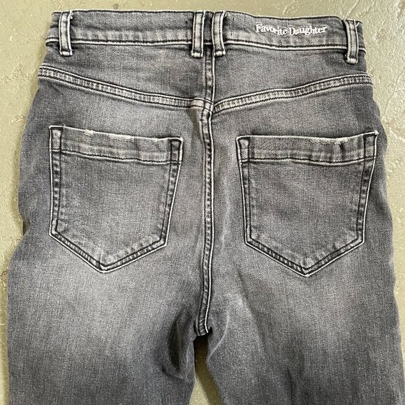 FAVORITE DAUGHTER 'THE JORDIE" DISTRESSED SUPER HIGH WAIST JEANS - Picture 9 of 12